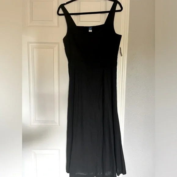 Old Navy | Dresses | Nwt Black Linen Blend Old Navy Dress | Poshmark